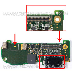 WLAN IO PCB ( 64 Pins, with Type C connector ) Replacement for Honeywell Dolphin CT30XP