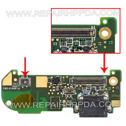 WWAN IO PCB ( 64 Pins, Type C connector ) Replacement for Honeywell Dolphin CT30XP