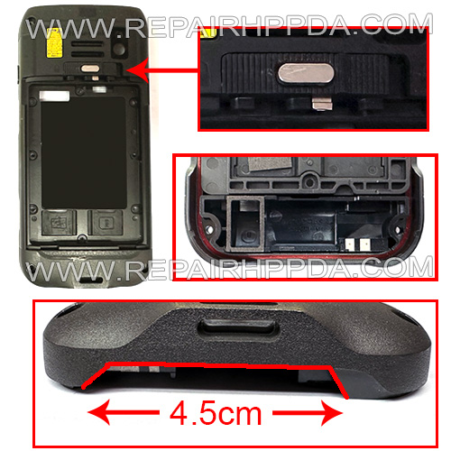 Back Cover ( Version 1, metal release button ) Replacement for Honeywell Dolphin CT40