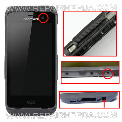 LCD with Touch with Front Cover ( with Audio Jack hole ) for Honeywell Dolphin CT40XP, CT45XP