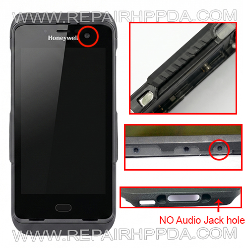 LCD with Touch with Front Cover ( NO Audio Jack hole ) for Honeywell Dolphin CT40XP, CT45XP
