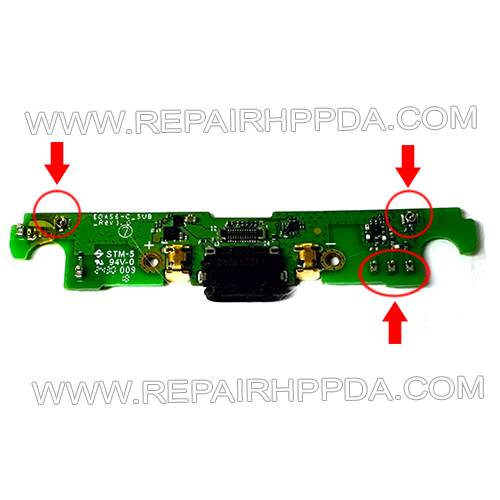 Sync Charge connector ( Type C Version, with Antenna Version ) PCB for Honeywell ScanPal EDA57