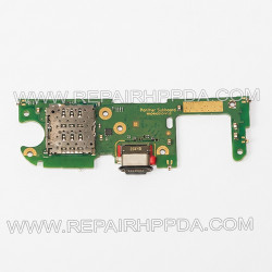 Sync Charge connector with PCB Replacement for Zebra EM45