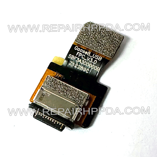 Sync Charge connector with flex cable ( for 8" ) Replacement for Zebra ET40