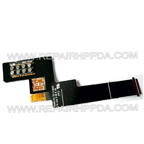 I/O connector with flex cable ( on back cover ) Replacement for Zebra ET60, ET65