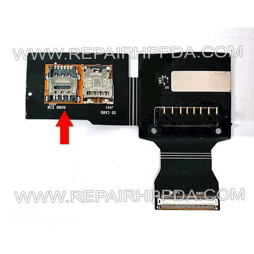 Sim Card, MicoSD card, Battery connector flex cable Replacement for Zebra ET65