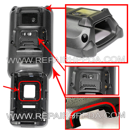 Back Cover ( SE4770 ,SE4750  0 degrees , camera version ) Replacement for Zebra MC330M-S, MC330K-S