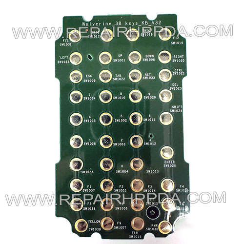 38-Key Keypad PCB Replacement for Zebra All MC3400, MC3450 series