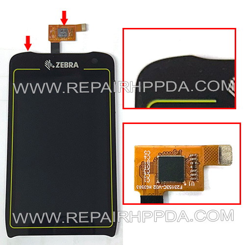 LCD with Touch Screen Replacement for Zebra MC3400, MC3401 series