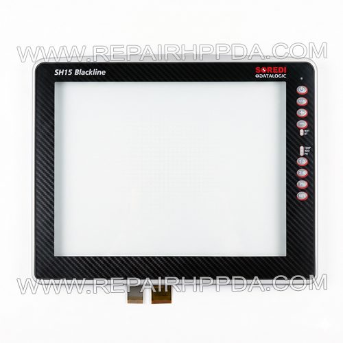 Touch Screen Digitizer with Front cover Replacement for Datalogic SH15