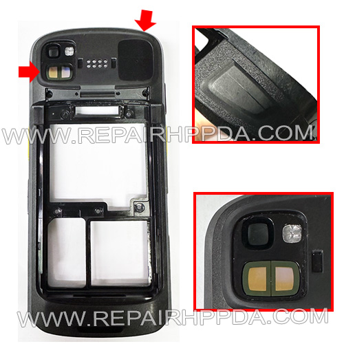 Back Cover ( with TOF lens, w/o Audio Jack version ) Replacement for Zebra TC53, TC58