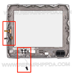 Touch Screen ( Freezer, Full screen Version ) Digitizer Replacement for Zebra VC8300
