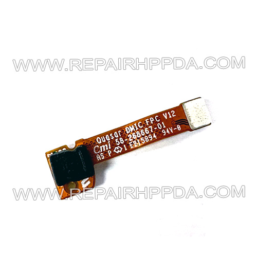 Microphone with flex cable Replacement for Zebra WT5400 WT54B WT6400 WT64B