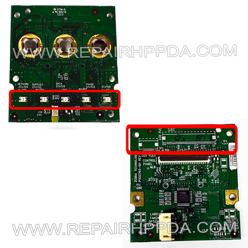 Keypad with LEDs PCB (  P1122765-02 ) replacement for Zebra ZT111, ZT211