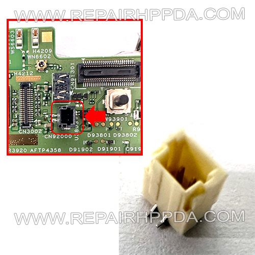 Capacitor connector replacement ( on motherboard ) for Zebra TC51 ,TC520K-1P, TC520K-1H, TC56 , TC57